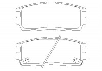 Brake Pad Set, disc brake 2449801 Textar