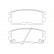 Brake Pad Set, disc brake 2449801 Textar