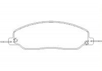 Brake Pad Set, disc brake 2451301 Textar