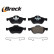 Brake pad set, disc brake 24535 00 701 00 Breck, Thumbnail 3