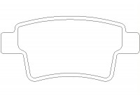 Brake Pad Set, disc brake 2454001 Textar