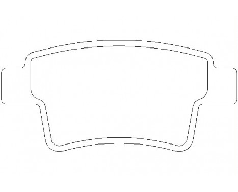 Brake Pad Set, disc brake 2454001 Textar