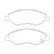 Brake Pad Set, disc brake 2455001 Textar