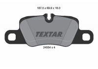 Brake Pad Set, disc brake 2455402 Textar