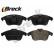 Brake pad set, disc brake 24557 00 701 00 Breck, Thumbnail 3