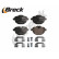 Brake pad set, disc brake 24561 00 552 00 Breck, Thumbnail 3
