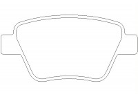 Brake Pad Set, disc brake 2456301 Textar