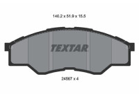 Brake Pad Set, disc brake 2456701 Textar