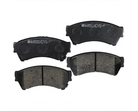 Brake Pad Set, disc brake 24582.185.1 Zimmermann