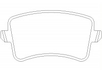 Brake Pad Set, disc brake 2460601 Textar