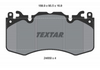 Brake Pad Set, disc brake 2465901 Textar