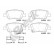 Brake pad set, disc brake 24664 00 704 10 Breck