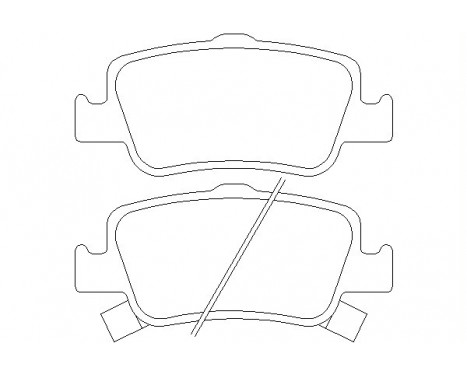 Brake Pad Set, disc brake 2466401 Textar