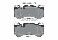 Brake pad set, disc brake 2468105 Textar