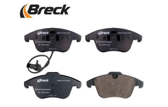 Brake pad set, disc brake 24706 00 551 10 Breck, Image 3