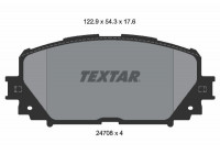 Brake Pad Set, disc brake 2470801 Textar