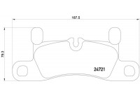 Brake Pad Set, disc brake 2472102 Textar