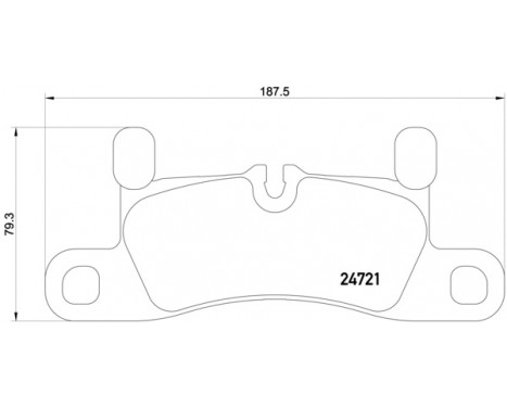 Brake Pad Set, disc brake 2472102 Textar