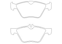 Brake Pad Set, disc brake 2472201 Textar
