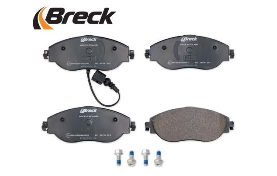 Brake pad set, disc brake 24738 00 551 10 Breck, Image 3