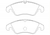 Brake Pad Set, disc brake 2474301 Textar