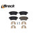 Brake pad set, disc brake 24820 00 704 00 Breck, Thumbnail 3