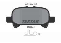 Brake Pad Set, disc brake 2483501 Textar