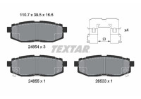 Brake Pad Set, disc brake 2485401 Textar