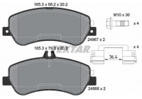 Brake Pad Set, disc brake 2486701 Textar