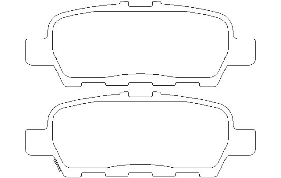 Brake Pad Set, disc brake 2487101 Textar