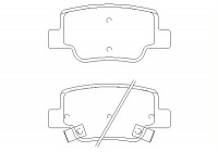 Brake Pad Set, disc brake 2492601 Textar