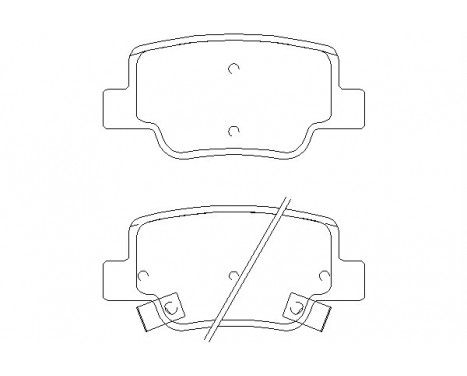 Brake Pad Set, disc brake 2492601 Textar