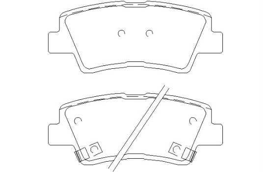 Brake Pad Set, disc brake 2493401 Textar