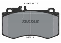 Brake Pad Set, disc brake 2497601 Textar