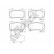 Brake pad set, disc brake 24994 00 551 00 Breck