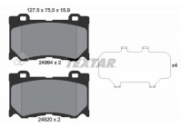 Brake Pad Set, disc brake 2499401 Textar