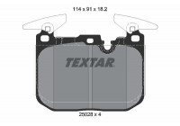 Brake Pad Set, disc brake 2502801 Textar
