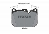 Brake Pad Set, disc brake 2502805 Textar