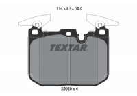 Brake Pad Set, disc brake 2502807 Textar