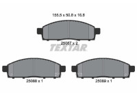 Brake Pad Set, disc brake 2508701 Textar