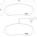 Brake Pad Set, disc brake 2514701 Textar