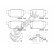 Brake pad set, disc brake 25258 00 704 00 Breck