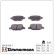 Brake Pad Set, disc brake 25410.145.1 Zimmermann, Thumbnail 2
