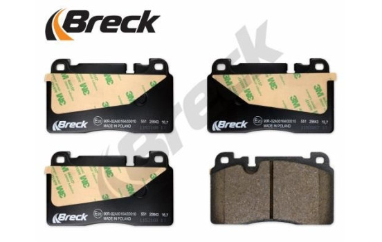 Brake pad set, disc brake 25643 00 551 00 Breck, Image 2