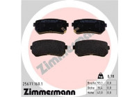 Brake Pad Set, disc brake 25677.160.1 Zimmermann
