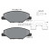 Brake Pad Set, disc brake 2568101 Textar, Thumbnail 2