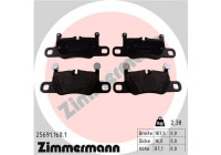 Brake Pad Set, disc brake 25691.160.1 Zimmermann
