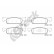 Brake pad set, disc brake 25702 00 702 00 Breck