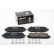 Brake pad set, disc brake 25861 00 553 00 Breck, Thumbnail 2