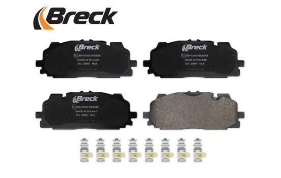 Brake pad set, disc brake 25861 00 553 00 Breck, Image 3